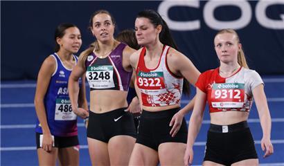 Patrizia van der Weken (Nummer 3248) zeigte zum Jahresauftakt eine starke Leistung
