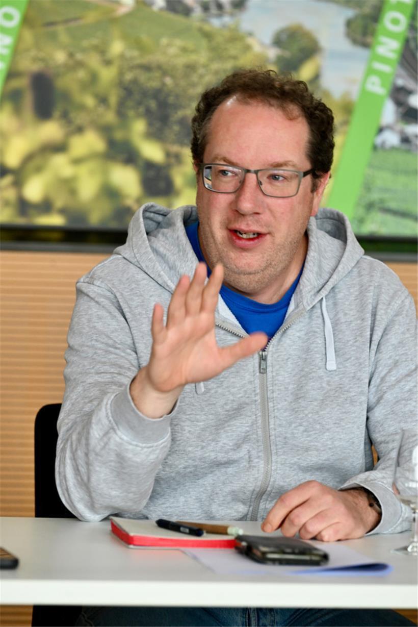 Paul Thill vom luxemburgischen Weinbauinstitut (IVV)
