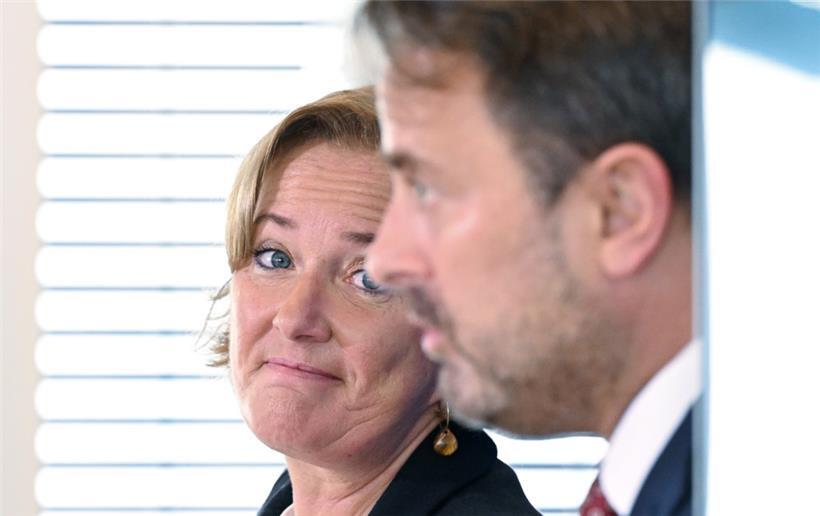Paulette Lenert und Xavier Bettel: Beide Politiker sind gesetzte Protagonisten des Wahljahres – wie sie sich tatsächlich positionieren, muss sich noch zeigen
