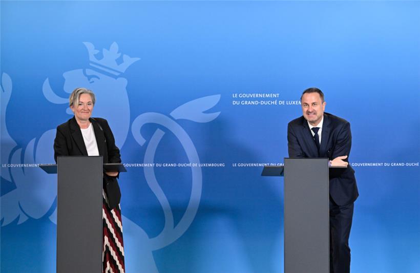 Paulette Lenert und Xavier Bettel sprachen über die Corona-Jahre
