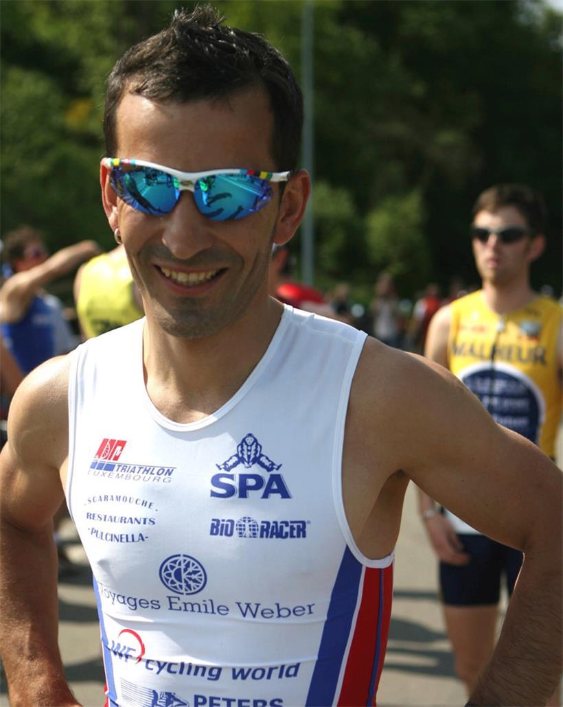 Paulo vor dem Start des 16. International Duathlon in Bastendorf, 2007