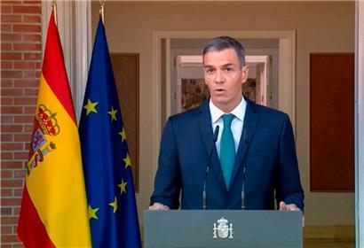Pedro Sánchez ist der erste EU-Regierungschef, der derart entschieden gegen die „Auslöschung eines wehrlosen Volkes“ Maßnahmen gegen Israel ergreift
