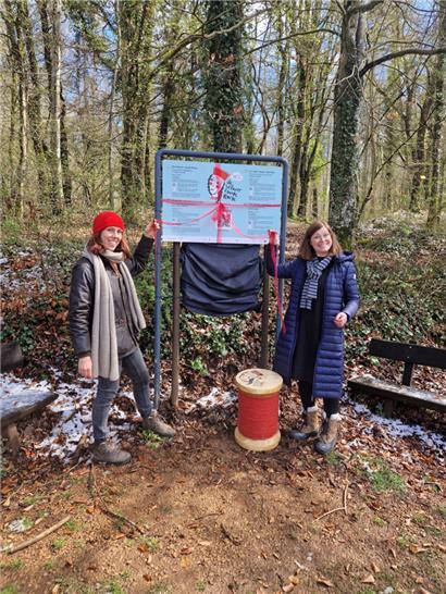 Peggy Wurth et Annick Sinner, qui a aussi adapté et écrit la version luxembourgeoise de la légende, sont les conceptrices du parcours
