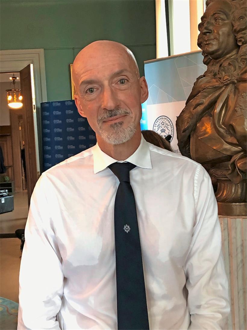 Peter Somfai, Mitglied im Chemie-Nobelkomitee der Königlich-Schwedischen Akademi...