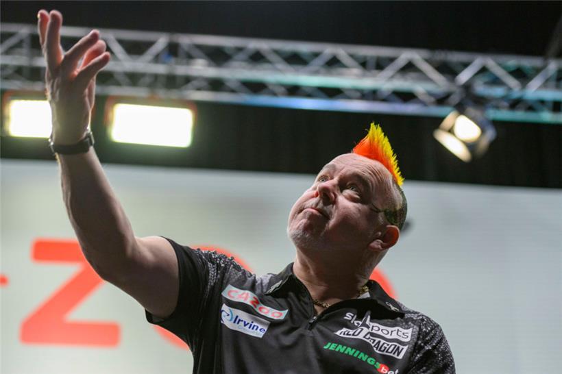 Peter Wright ist der aktuelle Titelverteidiger bei der Darts-WM, gehört in diesem Jahr aber nicht zu den großen Favoriten
