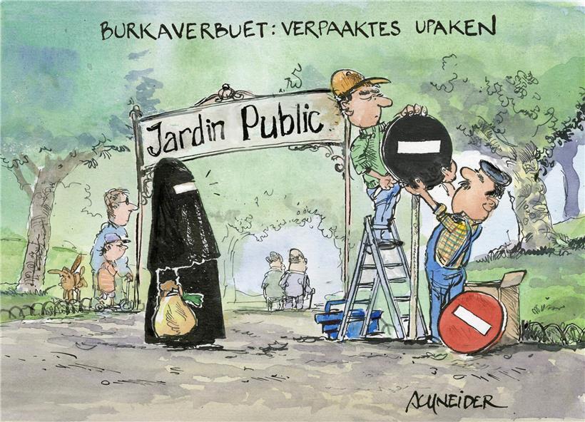 Petition 1693 fordert die Ausweitung des Gesetzes zum Verbot des Tragens von Gesichtsschleier
