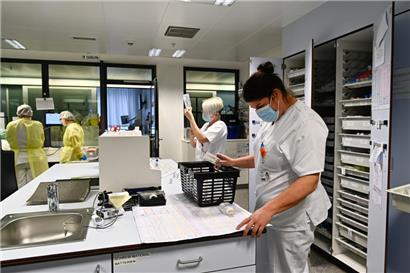 Pflegekräfte im CHdN in Ettelbrück
