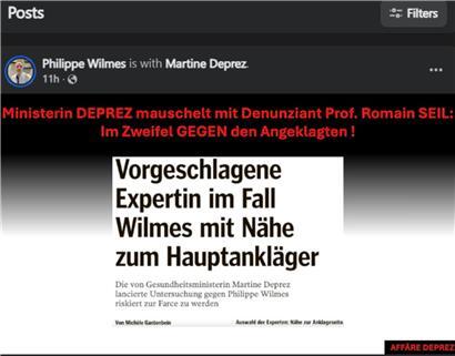 Philippe Wilmes präsentiert auf Facebook mutmaßliche Zusatzinformationen zum Wort-Artikel in einem informativen Beitrag