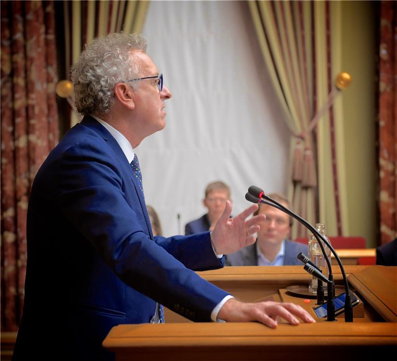 Pierre Gramegna teilte am Donnerstag mit, dass rund 60 Unternehmen wegen des Brexit nach Luxemburg gezogen sind
