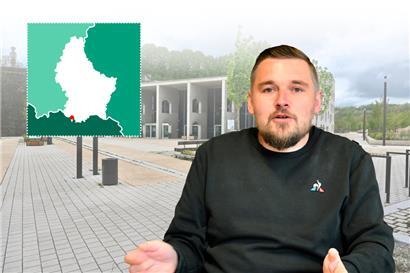 Pierrick Spizak, 37, ist seit 2020 Bürgermeister der französischen Grenzgemeinde Villerupt. Er ist polnisch-italienischer Abstammung und Mitglied der Kommunistischen Partei Frankreichs.
