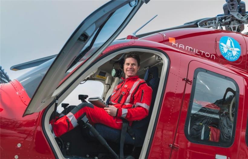 Pilot Robi Andenmatten flog in seiner Karriere bereits mehr als 5.500 Einsätze –...