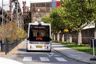 Pilotprojekt: Seit vergangenem Sommer fahren in Belval autonome Shuttlebusse der CFL
