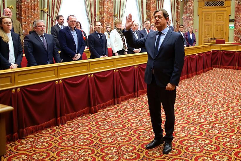 Pim Knaff (DP) tritt die Nachfolge des verstorbenen Eugène Berger an