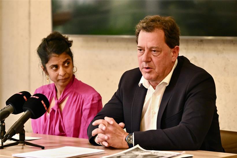 Pim Knaff und seine potenzielle Nachfolgerin Daliah Scholl
