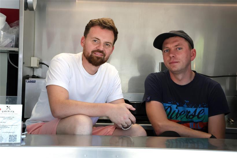 Piotr und Sergiej sind die Geschäftsführer von „Easttruck“
