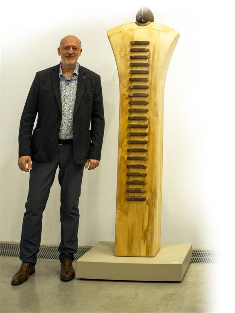 Pitt Brandenburger vergangenes Jahr in der Galerie „Schlassgoart“ in Esch/Alzette
