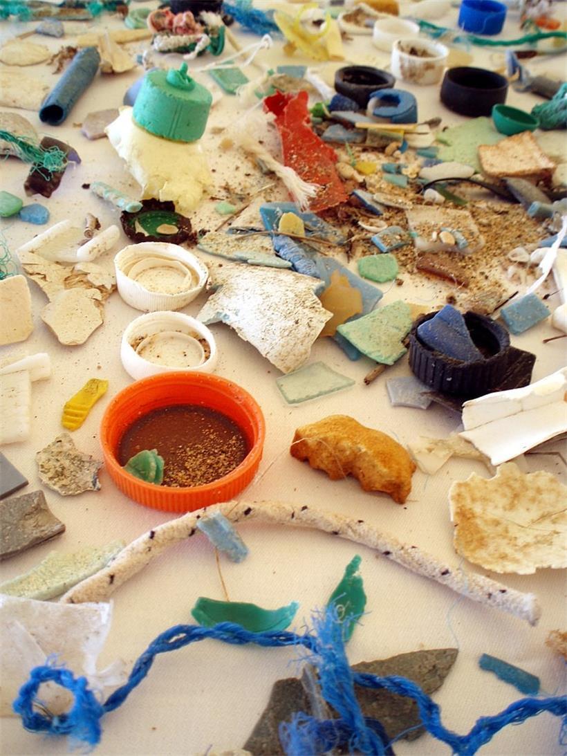 Plastikmüll zerfällt in der Umwelt in immer kleinere Teile
