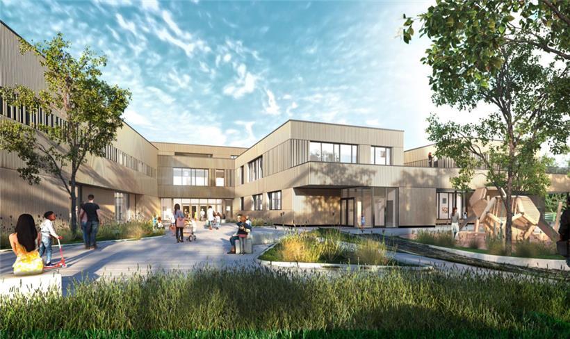 Platz für 520 Schüler: der neue Campus „ëm de Bëchel“
