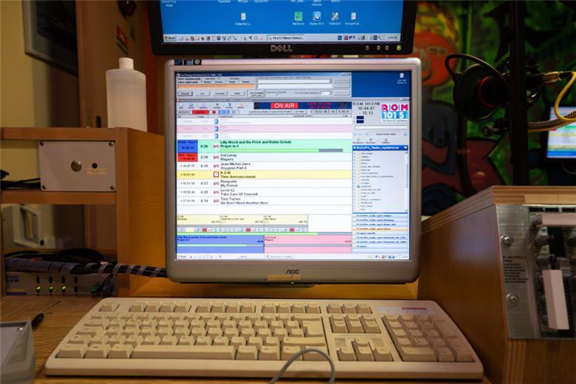Playlists werden wie bei fast allen Radios am Computer zusammengestellt