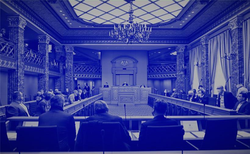 Plenarsaal der Chamber: Regierungsmitglieder können in Luxemburg nur und ausschließlich vom Parlament angeklagt werden
