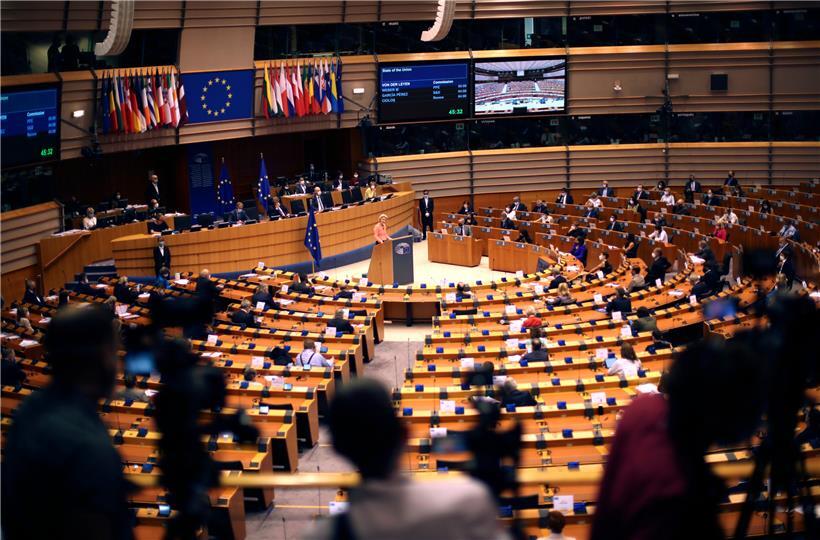 Plenarsitzung des Europäischen Parlaments in Brüssel