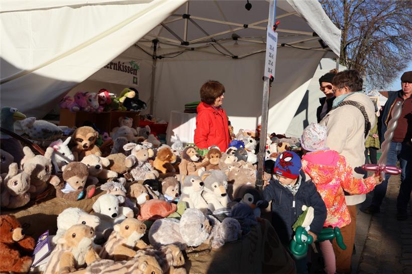 Plüschtiere, soweit das Auge reicht