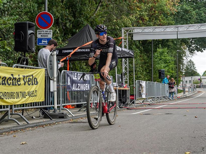 Pol Breser holte sich am Sonntag den Gravel-Landesmeistertitel bei der Elite der Herren