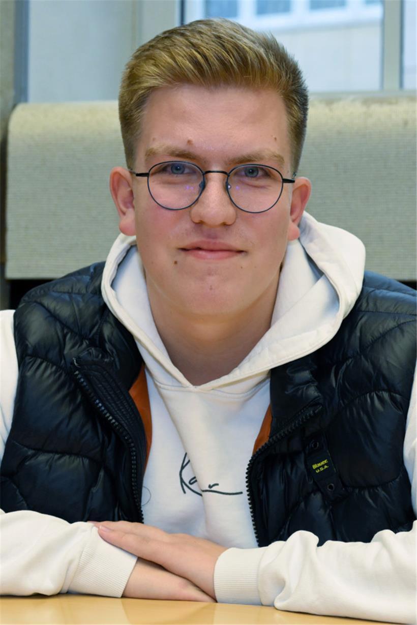 Pol Funk (18) hat dieses Jahr zum ersten Mal gewählt und sich viel mit Politik auseinandergesetzt
