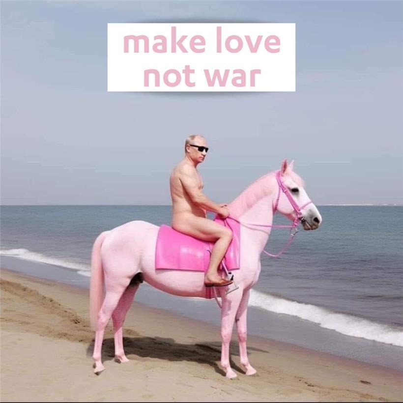 Polemik in den sozialen Netzwerken: Putin im Barbie-Look
