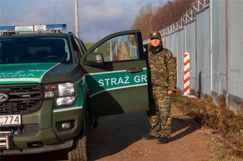 Polen hat seine Grenzanlagen zu Belarus in den vergangenen Jahren zunehmend verstärkt
