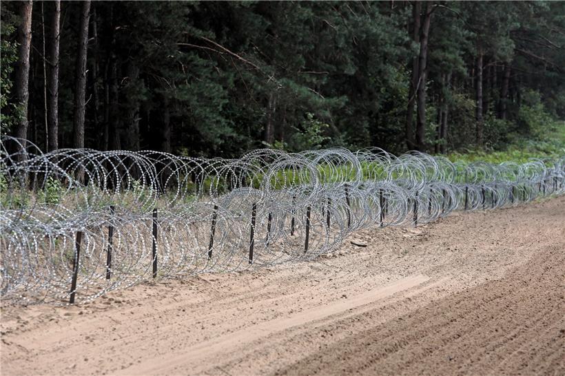Polen will einen 2,50 Meter hohen Zaun an seiner Grenze zu Belarus errichten
