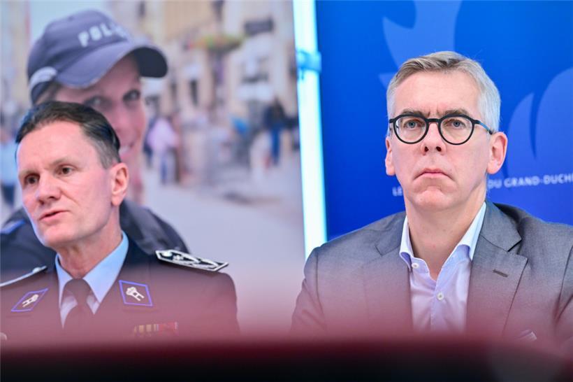 Polizeigeneraldirektor Pascal Peters (l.) und Innenminister Léon Gloden (CSV) äußern sich bei Pressekonferenzen – zum Beispiel zur Lokalpolizei – gemeinsam. Widersprüche in der Kommunikationspolitik verhindert das allerdings nicht.

