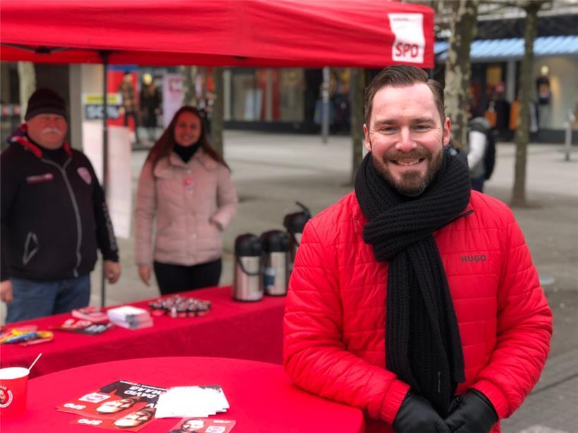 Polizist und Gewerkschafter: SPD-Kandidat David Maaß
