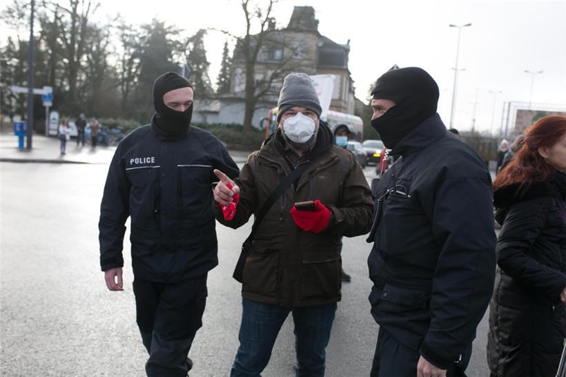 Polonaise solidaire am 15. Januar am Glacis