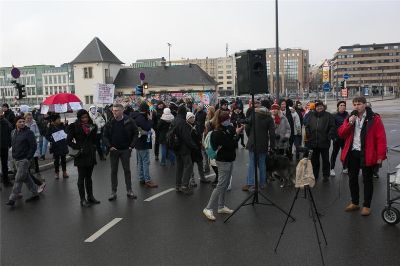 Polonaise solidaire am 15. Januar am Glacis