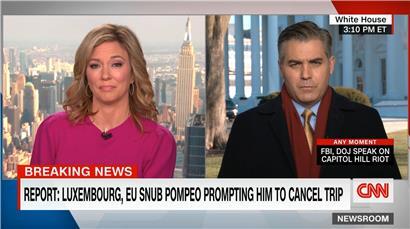Popularitätsschub bei Trump-Gegnern: Luxemburg-Banner auf CNN
