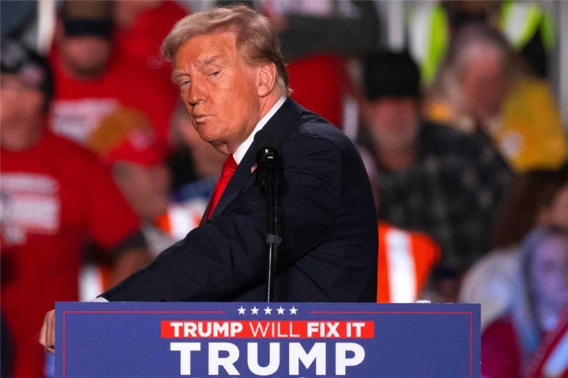 Posterboy der globalen Autokraten-Freunde: Donald Trump
