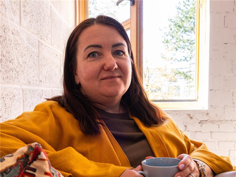 Präsentiert ihre erste Solo-Ausstellung in Walferdingen: die Künstlerin Tetiana Popyk