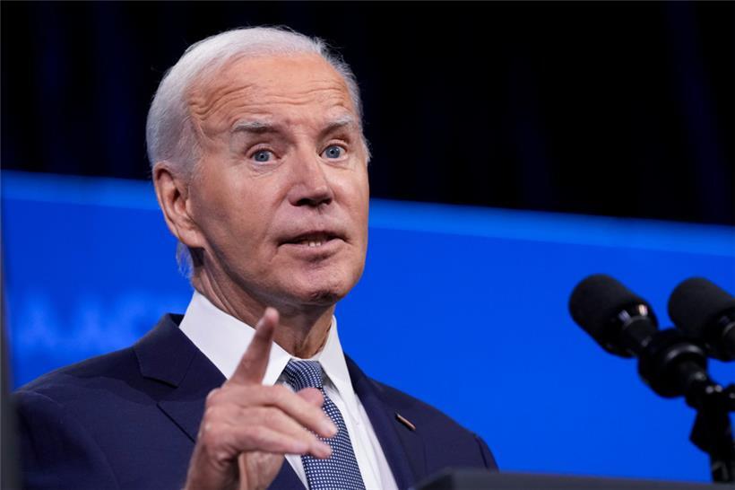 Präsident Biden gehört aufgrund seines Alters zur Risikogruppe
