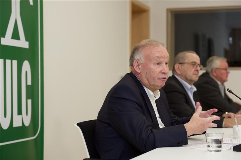 Präsident Nico Hoffmann, Marcel Laschette und Guy Fettes vom ULC-Vorstand (v.l.n.r.)
