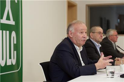 Präsident Nico Hoffmann, Marcel Laschette und Guy Fettes vom ULC-Vorstand (v.l.n.r.)
