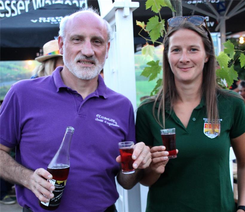 Präsident Nico Vesque und Vizepräsidentin Stephanie Marx setzen auf gutes Wetter für das Fest
