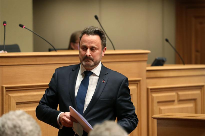 Premierminister Bettel am Donnerstag in der Chamber

