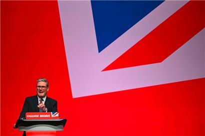 Premierminister Keir Starmer warnte die Briten in seiner Rede, dass es während seiner Regierungsjahre zu Schwierigkeiten kommen könnte
