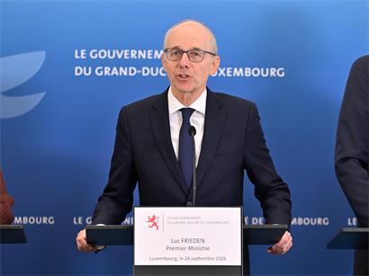 Premierminister Luc Frieden