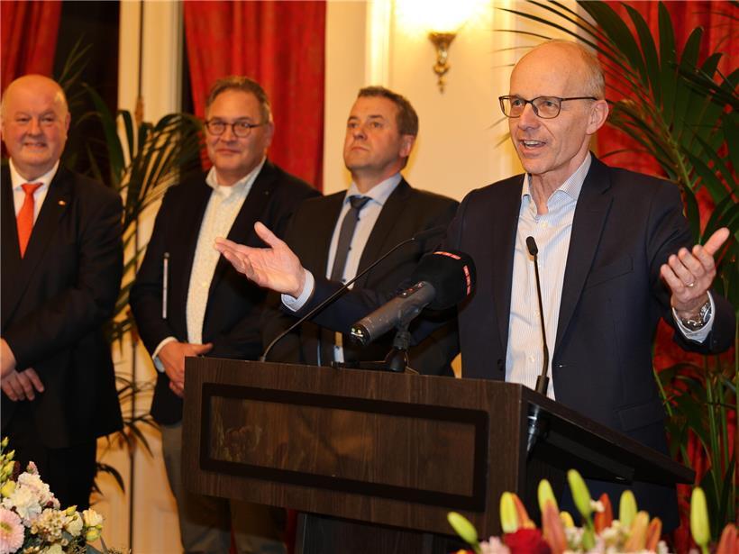 Premierminister Luc Frieden spricht bei Landwirtschaftskonferenz in Luxemburg über Bedeutung der Landwirtschaft für das Land