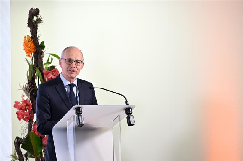 Premierminister Luc Frieden während seiner Ansprache