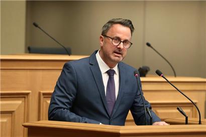 Premierminister Xavier Bettel Ende März im Parlament
