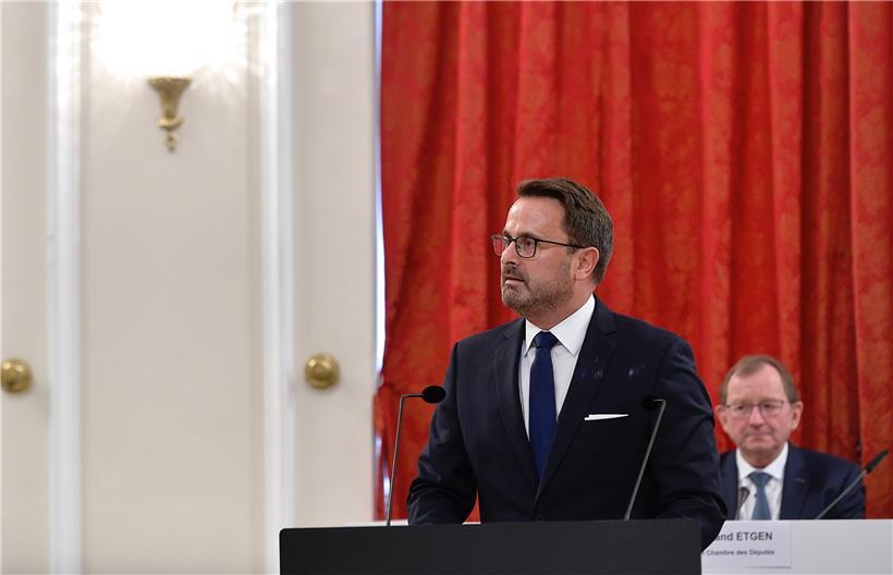 Premierminister Xavier Bettel hat vergangenes Jahr die Rede zur Lage der Nation am 13. Oktober gehalten

