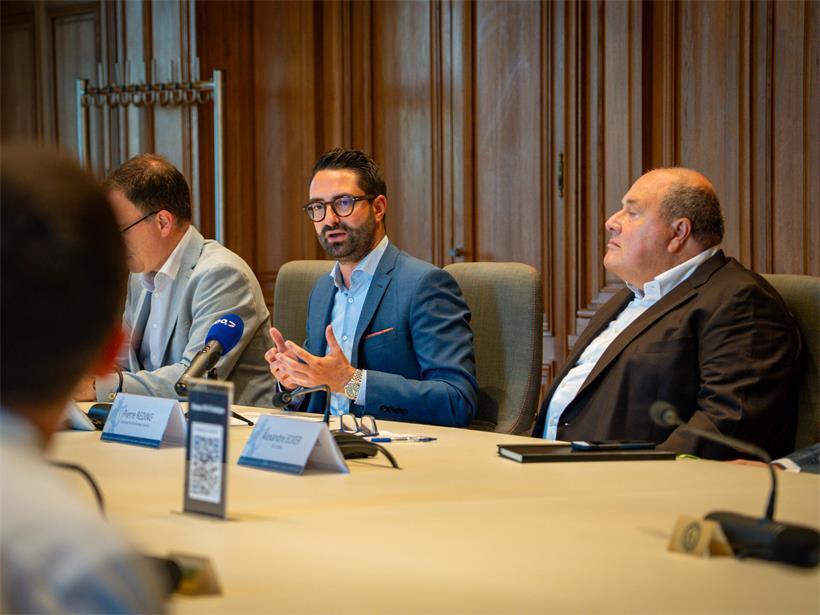Pressekonferenz: Kulturminister Eric Thill und Pierre Reding, Kommissar für die luxemburgische Sprache